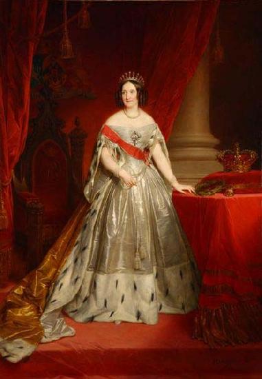 unknow artist Portrait of Queen Anna of the Netherlands, nee Grand Duchess Anna Pavlovna of Russia.